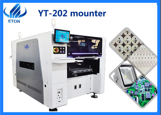 SMT-Auswahl-und -platz-Maschinen-Doppelflachbaugruppen-hohe Präzision Köpfe SMD 20