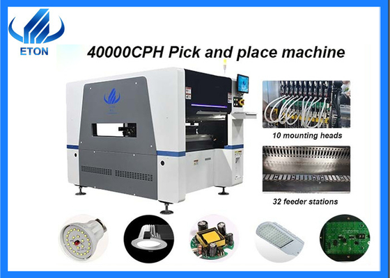 Hihg-Geschwindigkeit LED beleuchtet Versammlungs-Maschinen-volle automatische 10 Köpfe SMT Mounter