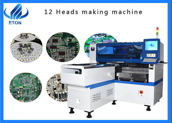 Linsen-Montage-Maschinen-Vibrationsplatte SMT 45000CPH LED wählen Platz-Maschine aus