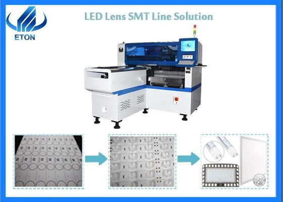 28 Zuführungen LED-Chip-Montagevorrichtung 1200 * 500 mm LED-Linse / Instrumententafel-Leuchte SMT-Montagevorrichtung