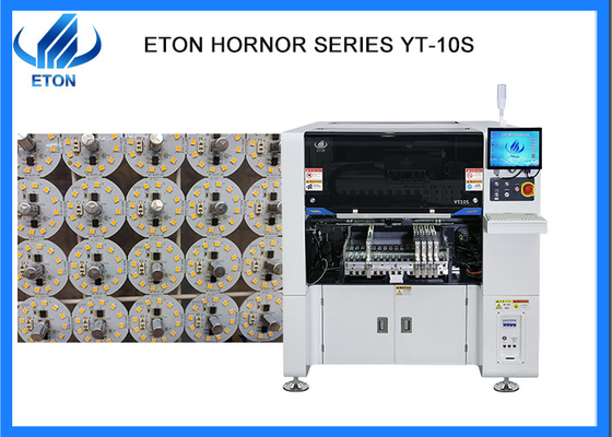 Intelligente 45000 Kapazität LED PWB-Versammlungs-Maschine SMT wählen setzen Maschine mit 10 Köpfen aus