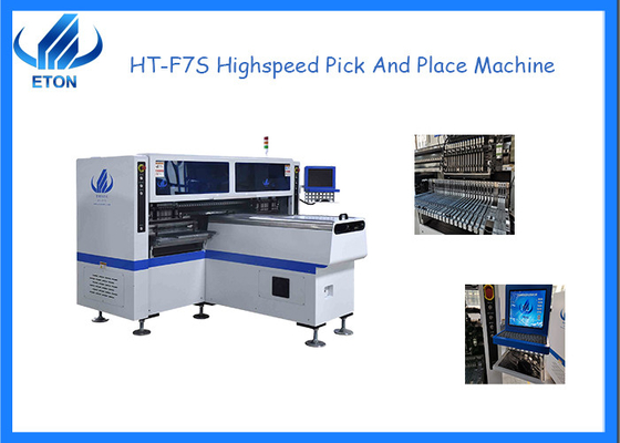 HT-F7S SMT Montagemaschine 68 Zuführstation 34 Düsen für 0,5-5 mm Dicke PCB