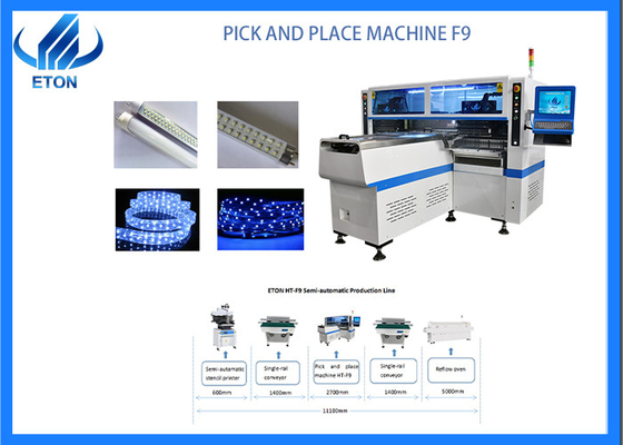 Vision Alignment LED Machinery 68 Düsen LED PCB Montage Maschine