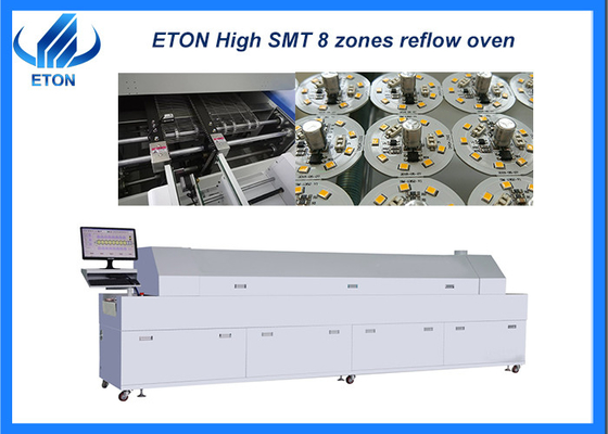 8 Zonen SMT Rückflussofen automatische Abschaltfunktion SMT-Ausrüstung