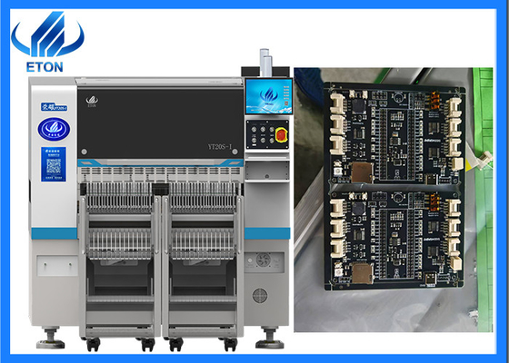 Anpassungsfrequenz SMT Pick-and-Place-Maschine 20 Spindeln Dual Gantry Modular IC Tray Kompatibel