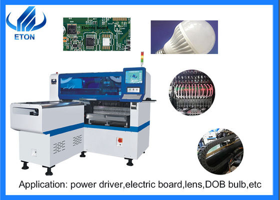 SMT-Maschine kann Komponenten für 0402-17mm anbringen und Linse produzieren, führte Rohr, führte Birne, flexiblen Streifen, Energiefahrer