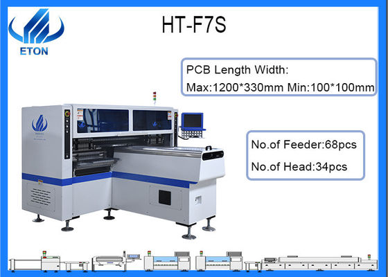 SMT-halb-Selbstfertigungsstraße in geführter heller industrieller Auswahl- und Platzmaschine für geführte Rohrmontage