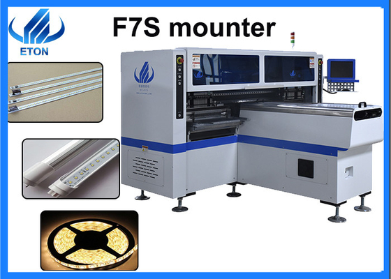 Super- Geschwindigkeit mounter mit 34 Köpfen 2700 Millimeter für LED-Rohr SMT-Auswahl und Platzmaschine