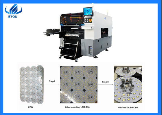 Automatische SMD Auswahl des doppelten Modul-und Platz-Maschine für 0201 0305 LED