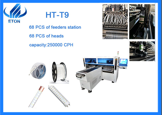 smt mounter LED Rohr, das 68 PCS Zufuhrstation Hochgeschwindigkeits-SMT-Auswahl und Platzmaschine herstellt