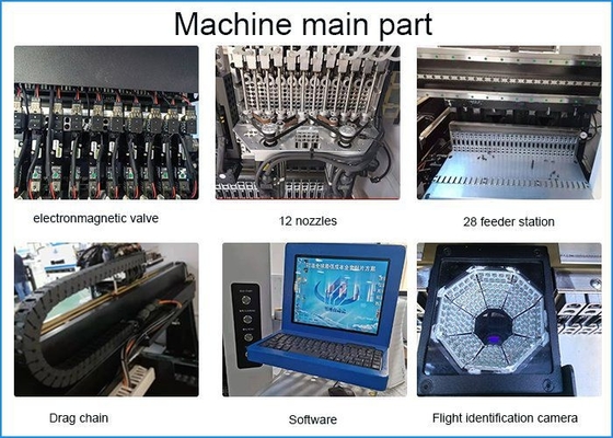 Magnetische Linearmotor-PCB-Montagemaschine LED-Leuchten Bestückungsmaschine CCC