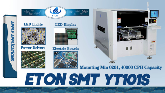 LED-Birne/Energie-Fahrer SMT Mounter 40000CPH für SMD-Komponenten