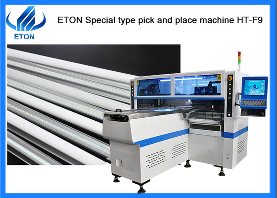 Dual-Arm SMT Pick And Place Machine 68 Köpfe für LED-Rohrlicht / Streifenlicht