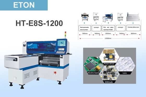 HT-E8S 45000CPH SMT Montage-Maschine für Birnen-Platten-Lampen-Streifen-Lampe