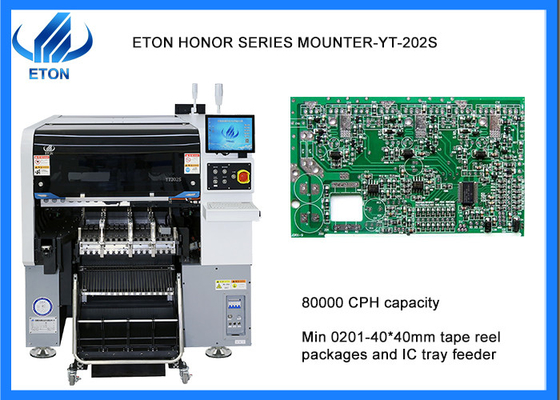 Fahrer SMT-Auswahl-Platz-Maschine der Minuten-0201 LED flexibles PWB, das Fähigkeiten behandelt