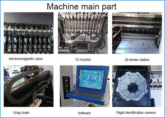 0402 SMT Montage-Maschine 45000CPH mit Haupt-Versammlungs-Maschine PWB-10