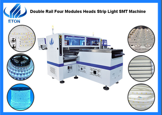 Automatische 136 Auswahl der Kopf-500000 CPH SMT setzt Maschine für flexibles Streifen-Licht LED