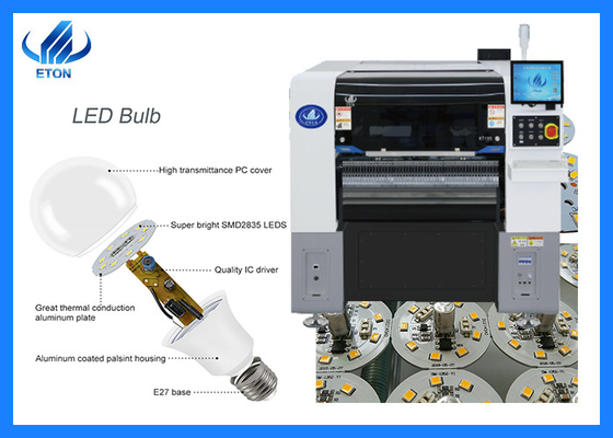 SMT Montage-Maschine KT10S Präzisions-CHIP ± 0,03 mm und Geschwindigkeit 48000CPH Pick-and-Place-Maschine