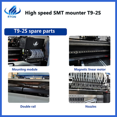 Automatische SMT-Pick-Place-Maschine 136 Köpfe/Feeder/Stationen für LED-Flexible-Streifenlicht