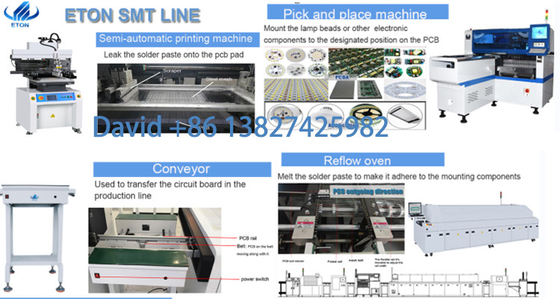 E8S-1200 LED-Pick-and-Place-Maschine 45000CPH Dual-System Dual-Module 4 Kameras