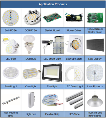 Doppelkopf-SMT-Pick-and-Place-Maschine für LED-Leuchten / elektrische Produkte