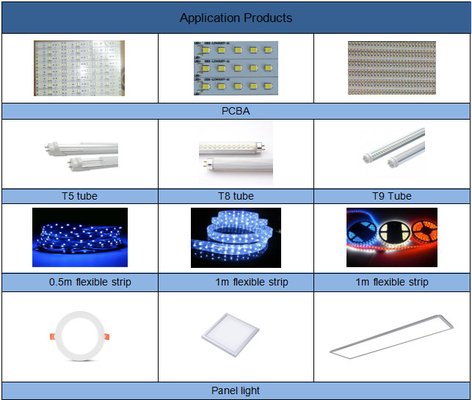 Hochgeschwindigkeits-SMT-Produktionslinie Gruppe Montage LED Flexible Strip Tube Licht Montage Maschine