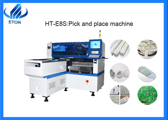 HT-E8S-1200 SMT-Montagemaschine: 0,5-5 mm PCB, 45000CPH, Sicht-+Markenkorrektur