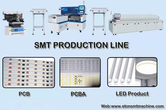 HT-E8S-1200 SMT-Montagemaschine: 0,5-5 mm PCB, 45000CPH, Sicht-+Markenkorrektur