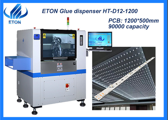 Hocheffiziente englische Schnittstelle Option SMT Leim-Dispenser für Max PCB 1200mm