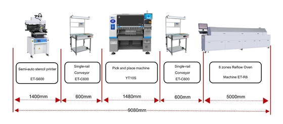 LED-Display Smt-Making-Maschine 48000CPH in der Produktionslinie 52 Zuführstation