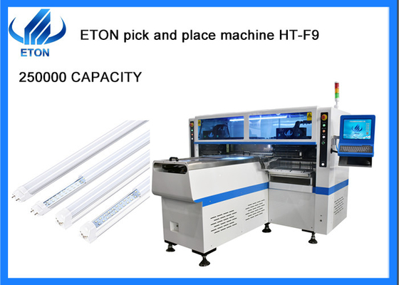 250K Geschwindigkeit SMT Pick and Place Machine Elektronische Zuführung für Pcb Max Größe 1200*330mm