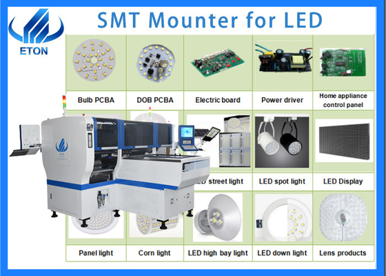 HT-E8D-1200 SMT Monter 90000 CPH DOB Glühbirnenherstellungsmaschine für 0402