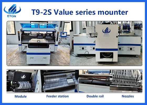 Module T9-2S 380AC 50HZ Hochgeschwindigkeits-SMT-Platzierungsmaschine für 250 mm Breite von PCB Roll To Roll