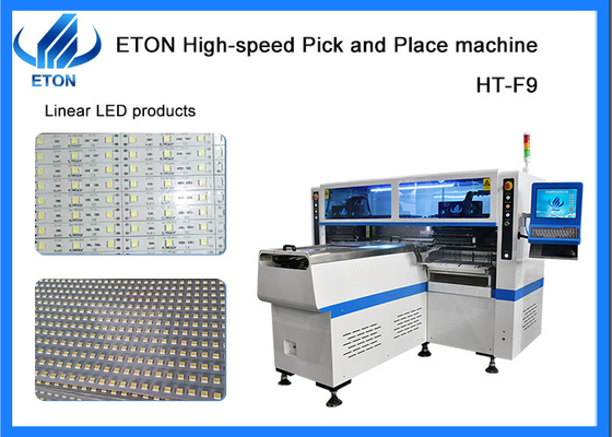 Dual-Arm SMT Pick And Place Machine Lineare Max PCB 1200*300MM Montage