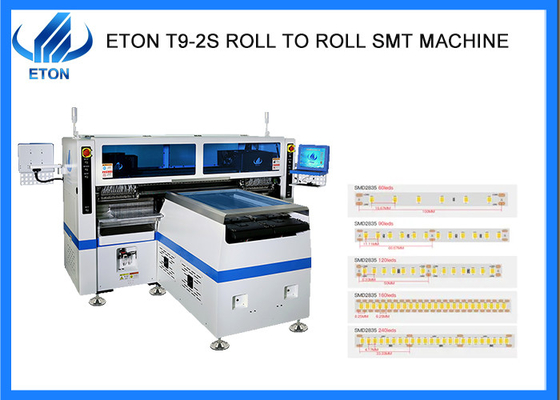 SMT Hochgeschwindigkeits-Pick-and-Place-Maschine 136 Köpfe für flexiblen Streifen