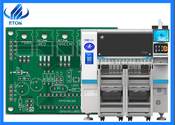 SMT-Pick-and-Place-Maschine 98000CPH 20 Köpfe SMT-Produktionslinie
