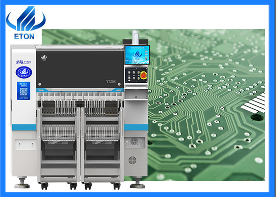 Doppelplatzierungskopf Gesamt 20 Köpfe SMT-Maschine 98000CPH ETON YT20S PCB-Montage-Maschine