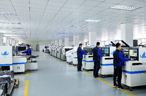 45000CPH SMD-Produktionslinie SMT 28 Feeder Led Chip Monter Pick And Place Maschine