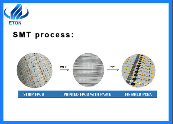Präzisions-SMT-Maschine für die Bearbeitung von weichen LED-Streifen 0201 Komponente