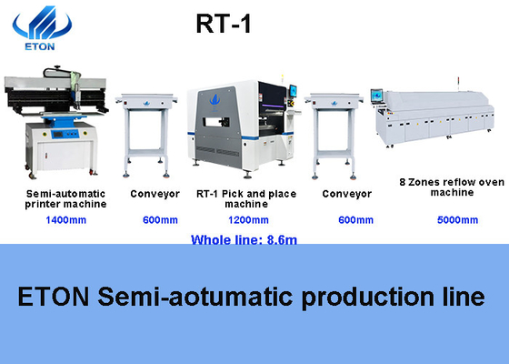 0.1 - 6mm SMT Chip Mounting Machine High End magnetische Birne Linearmotor-LED, die Maschine herstellt