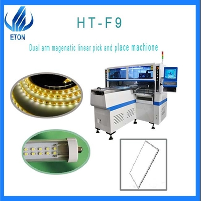 Hochgeschwindigkeits-Auswahl 250000CPH LED und magnetischer Linearmotor des Platzmaschinendoppelarmes