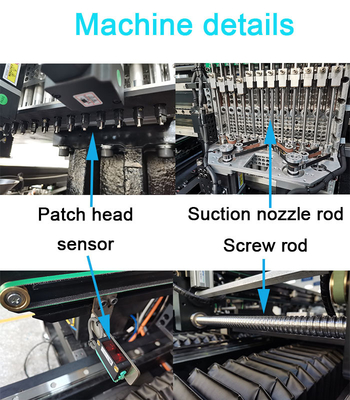 24 Kopf-doppeltes Modul-magnetischer Linearmotor Multifunktions-Smt, das Maschine herstellt