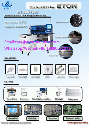 Platzierungs-Maschine Kopf 12PCS SMT-Montage-Maschinen-Windows 7s SMT