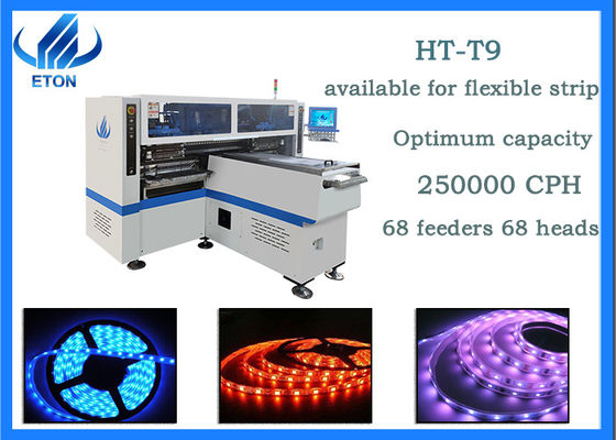 Digitalkameras 250000CPH Länge 250mm*any PWBs 5 führten flexible Streifen SMT-Montagemaschine