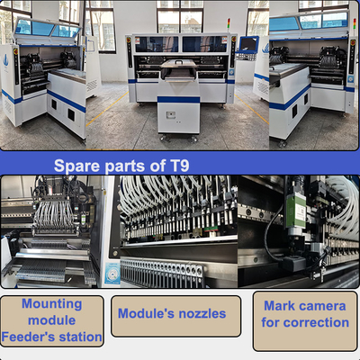 Leuchtröhre volle automatische Köpfe der SMT-Auswahl-und -platz-Maschinen-250000CPH 68